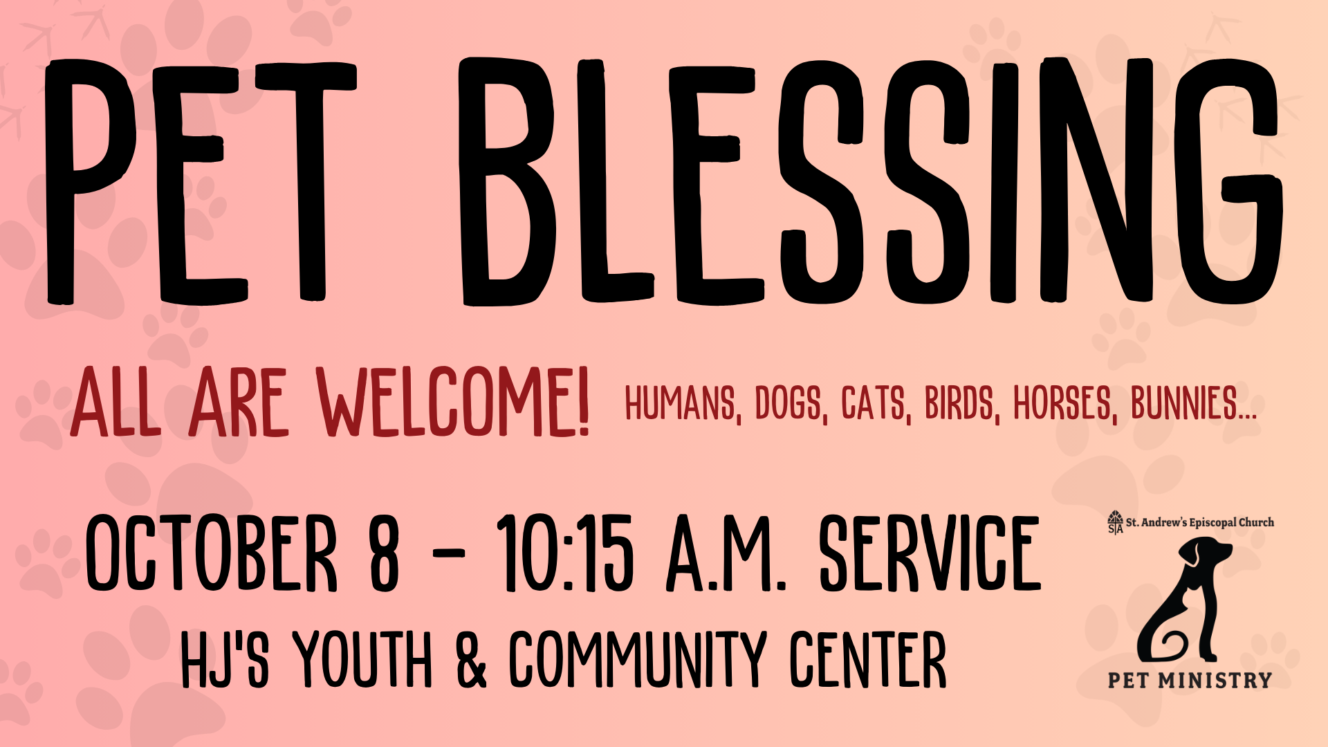 Pet Blessing Service